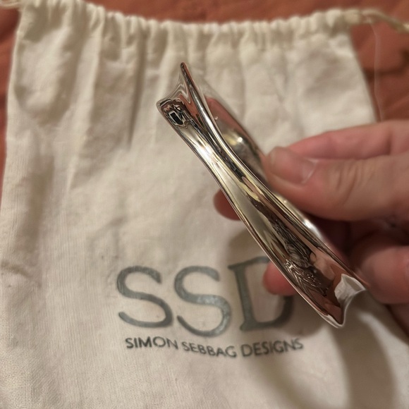 Simon Sebbag Polished Silver Bracelet - Picture 7 of 7